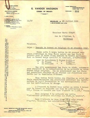 Moignelée : brevet pour l'invention d'un balai conçu par M. CILOFI Mario