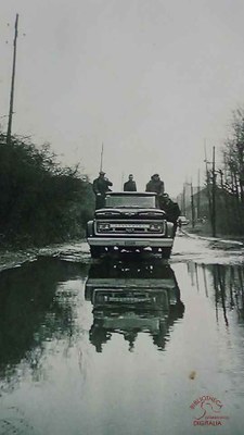 Moignelée : route inondée
