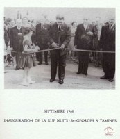 Tamines : inauguration de la rue Nuits-Saint-Georges