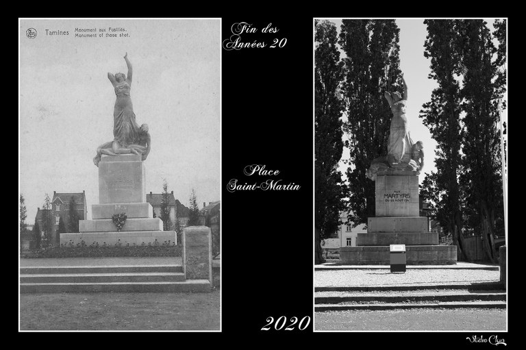 Tamines Monument de la Place Saint Martin