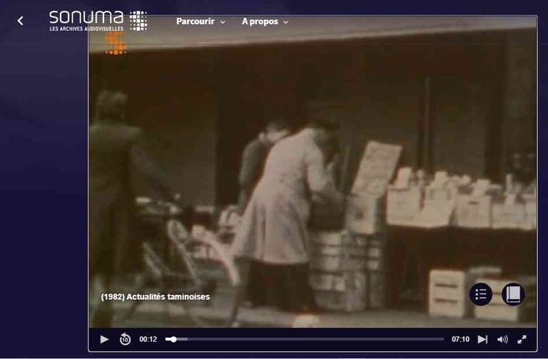 Tamines : petite vidéo du cinéaste amateur Willy CLEMENT