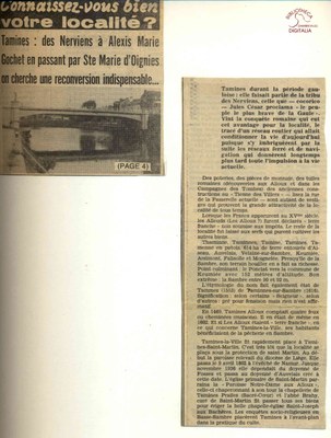 Tamines : son histoire