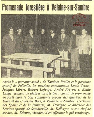 Velaine-sur-Sambre : inauguration du circuit de promenade forestière