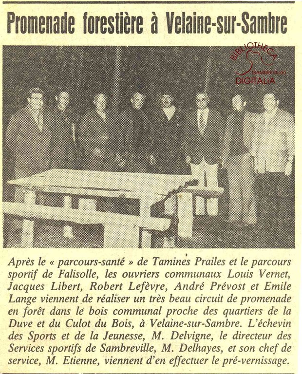 Velaine-sur-Sambre : inauguration du circuit de promenade forestière